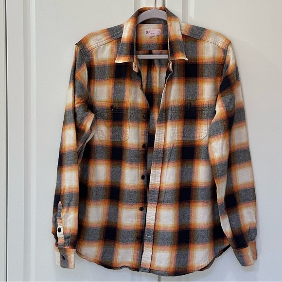 Gap Man’s L Flannel Shirt - Picture 7 of 13